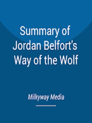 cover image of Summary of Jordan Belfort's Way of the Wolf